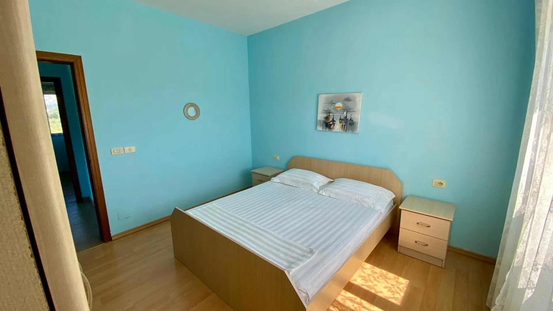 White & Blue Apartment'S Golem  Albania